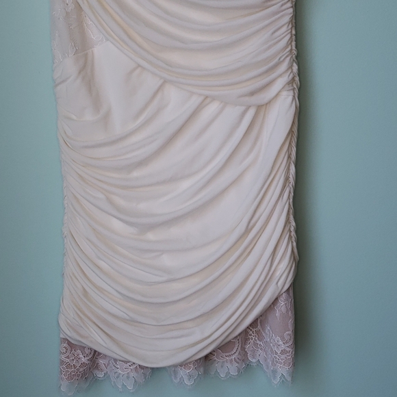 BCBGMaxazria "Renay" Off White Bodycon Dress - Picture 7 of 16